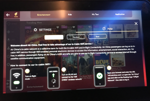 Air China In-cabin Wi-Fi