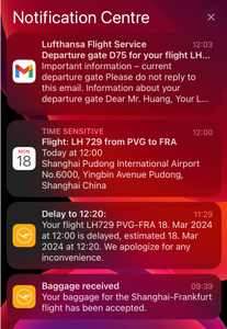 我的返程航班时间记录