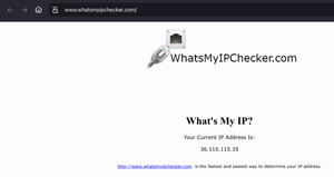 IP when using AirChina Wi-Fi
