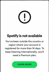 Spotify 免费版 14天限制